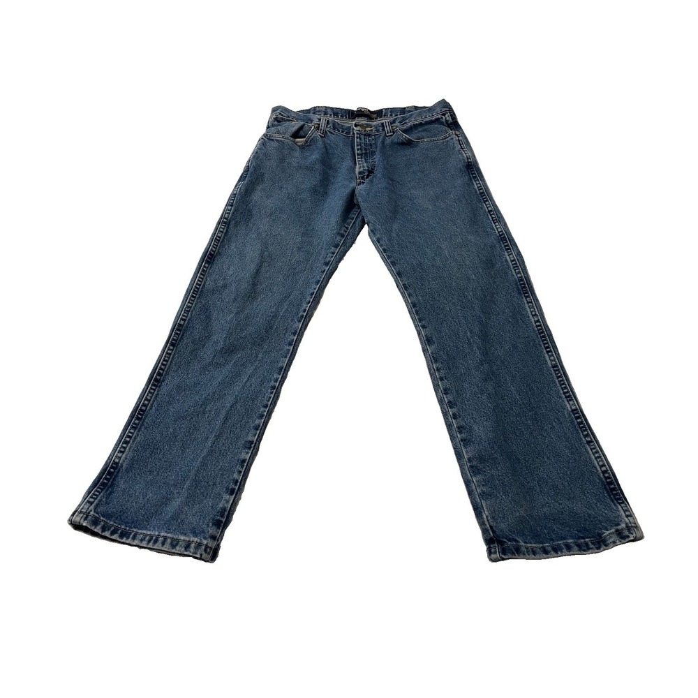 Wrangler George Strait Cowboy Cut Jeans Mens 33x30 Blue Western Straight Leg